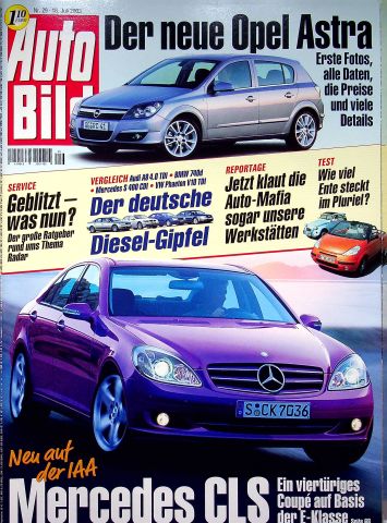 Deckblatt Auto Bild (29/2003)